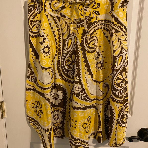 Talbots Paisley Cotton Skirt size 14 petite - Picture 2 of 5